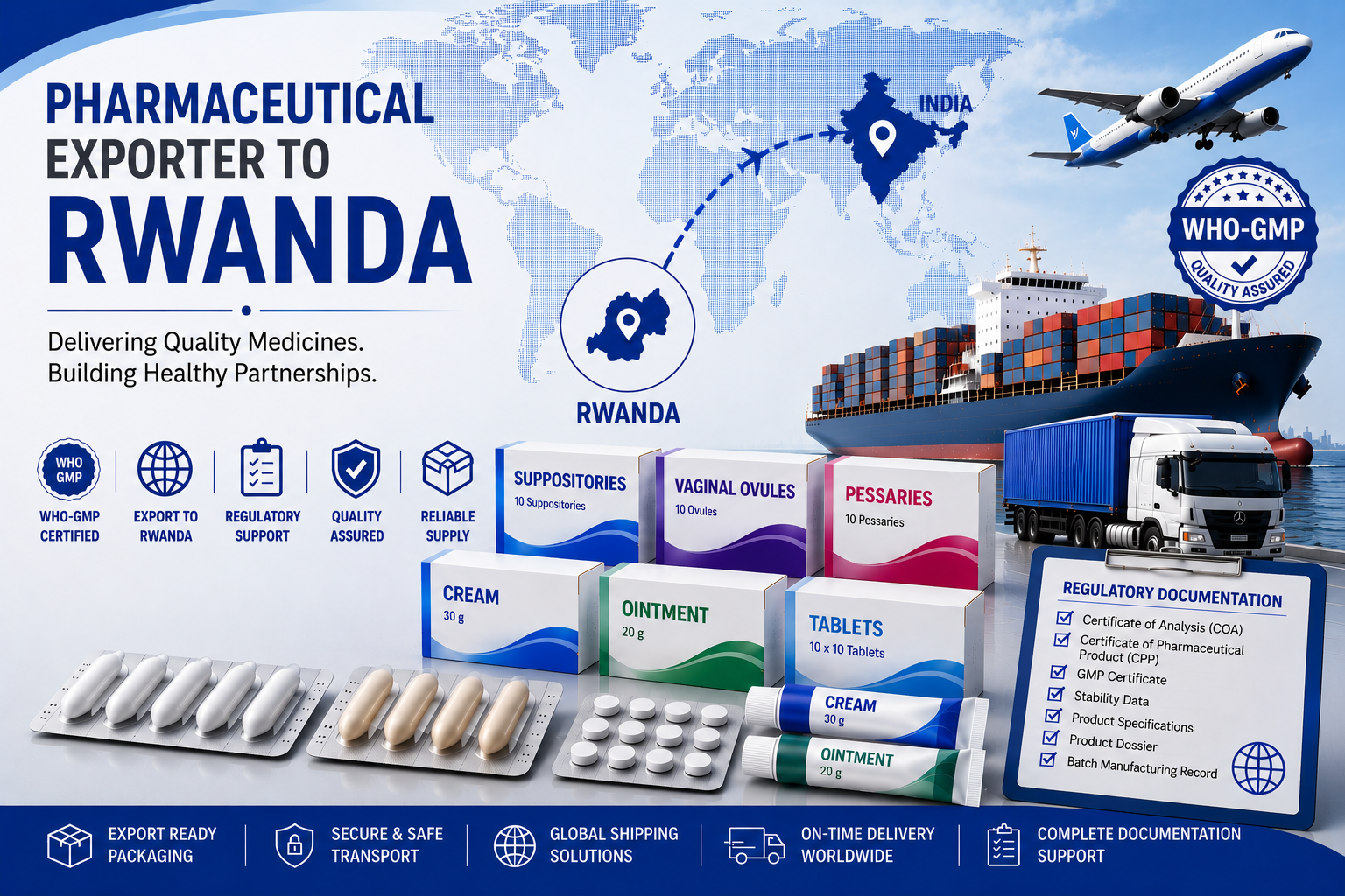 Pharmaceutical Exporter to Rwanda